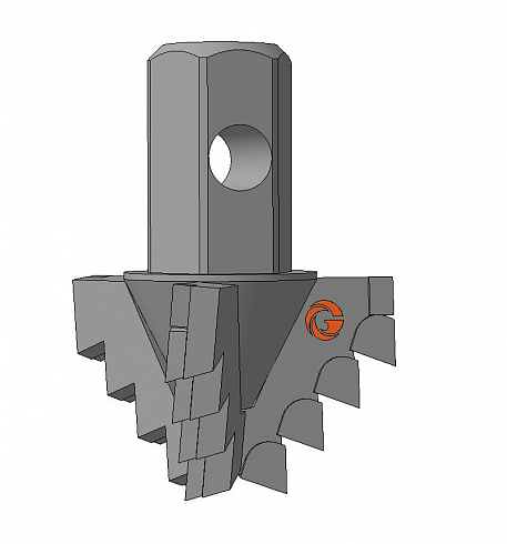 Долото шнековое лопастное Д3ЛК-112.42.Ш27 фото