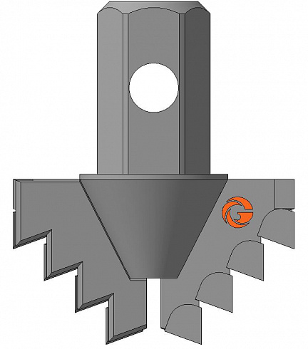 Долото шнековое лопастное Д2ЛК-76.36.Ш17 фото