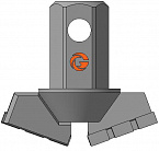 Долото шнековое лопастное ДЛЛ-151.76.Ш55